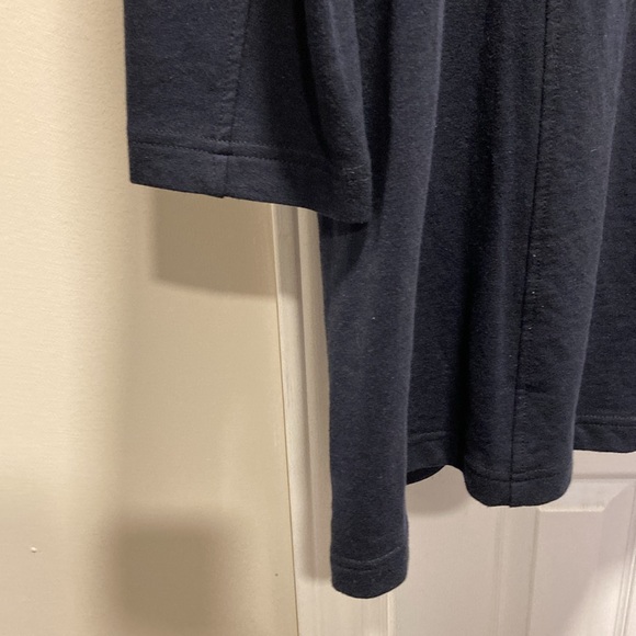 NWOT - Tommy Hilfiger Long Navy Blue Military Open Style Jacket - Size 12* - Picture 14 of 14